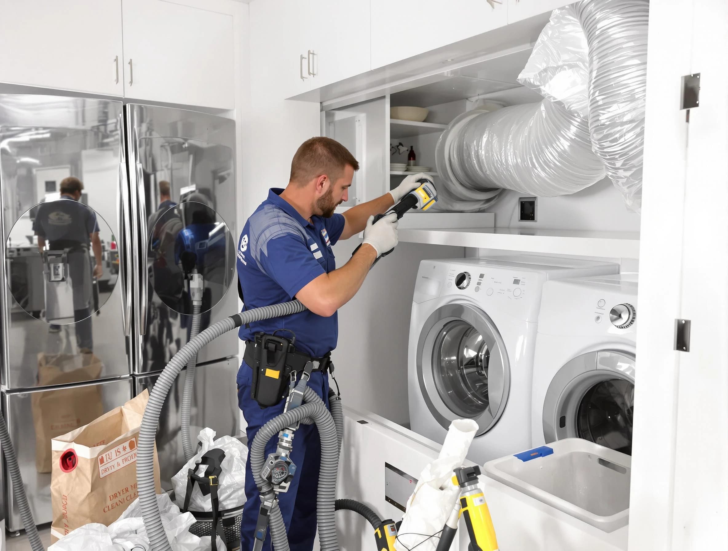 Professional duct cleaning by Suwanee Dryer Vent Cleaning in Suwanee
