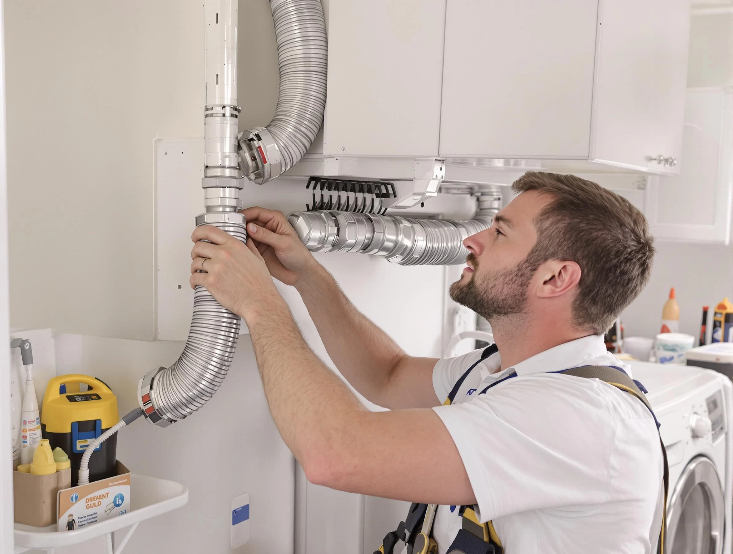 Professional dryer vent repair and installation by Suwanee Dryer Vent Cleaning in Suwanee