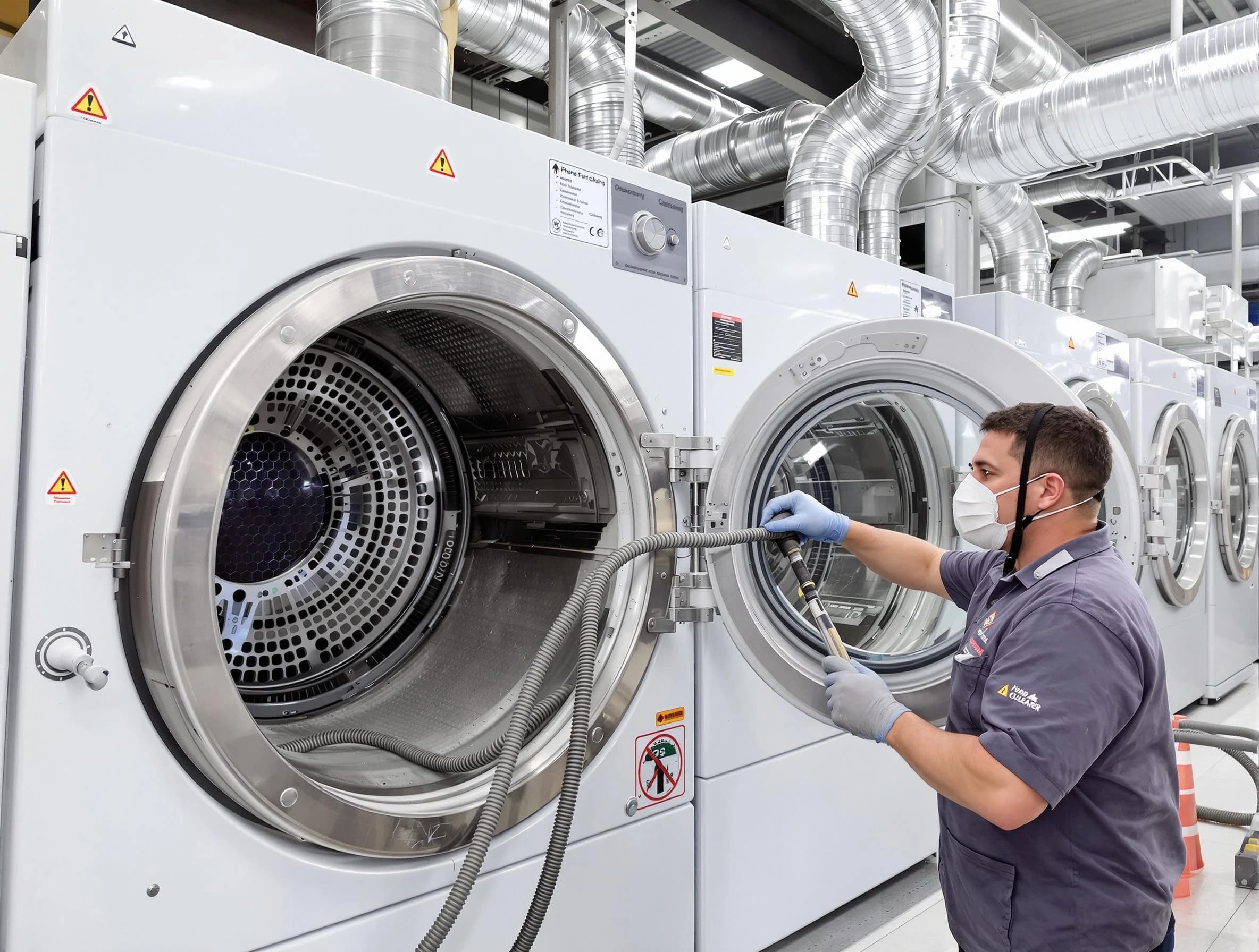 Industrial-grade dryer vent cleaning by Suwanee Dryer Vent Cleaning in Suwanee