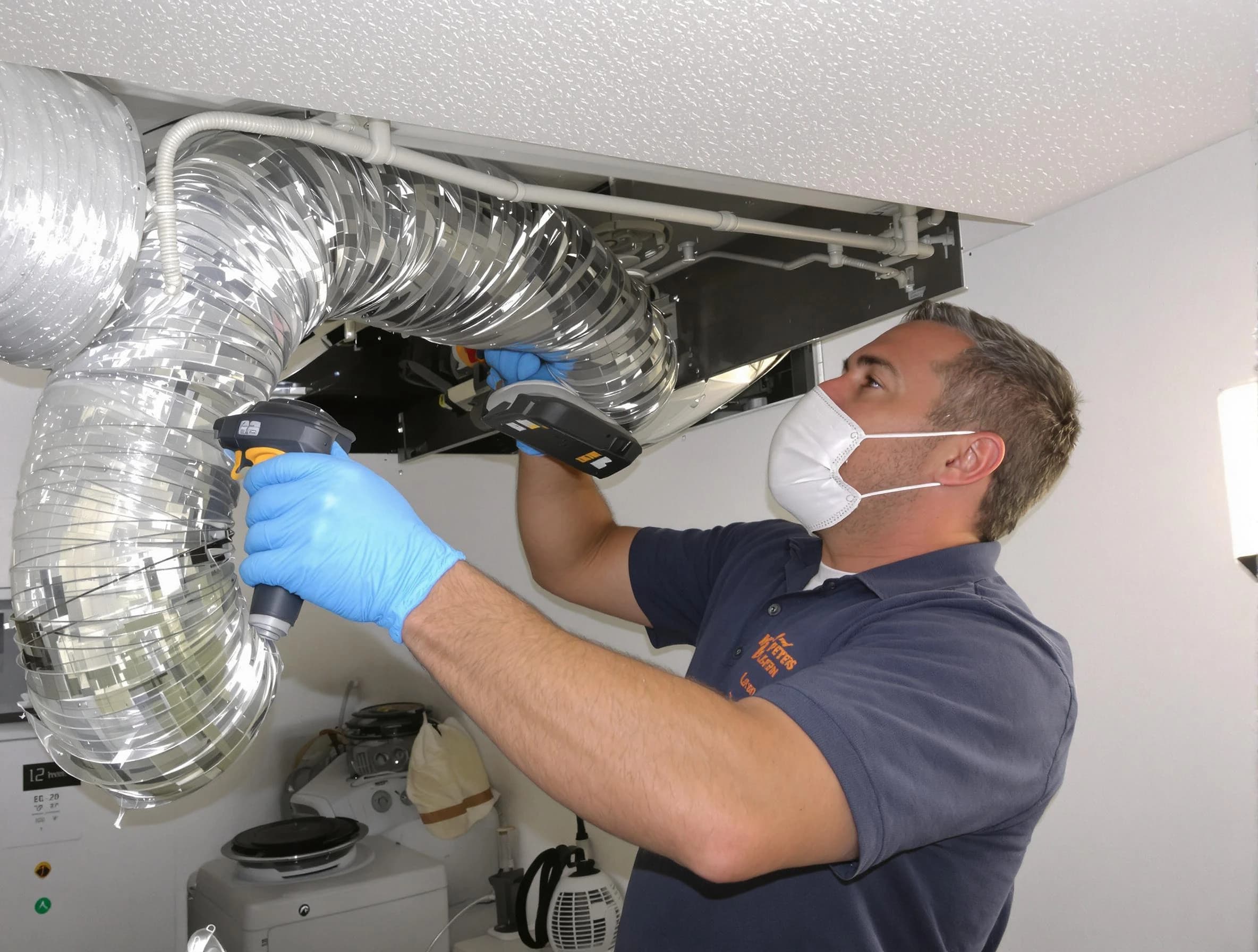 Suwanee Dryer Vent Cleaning professional performing thorough residential dryer vent cleaning in Suwanee