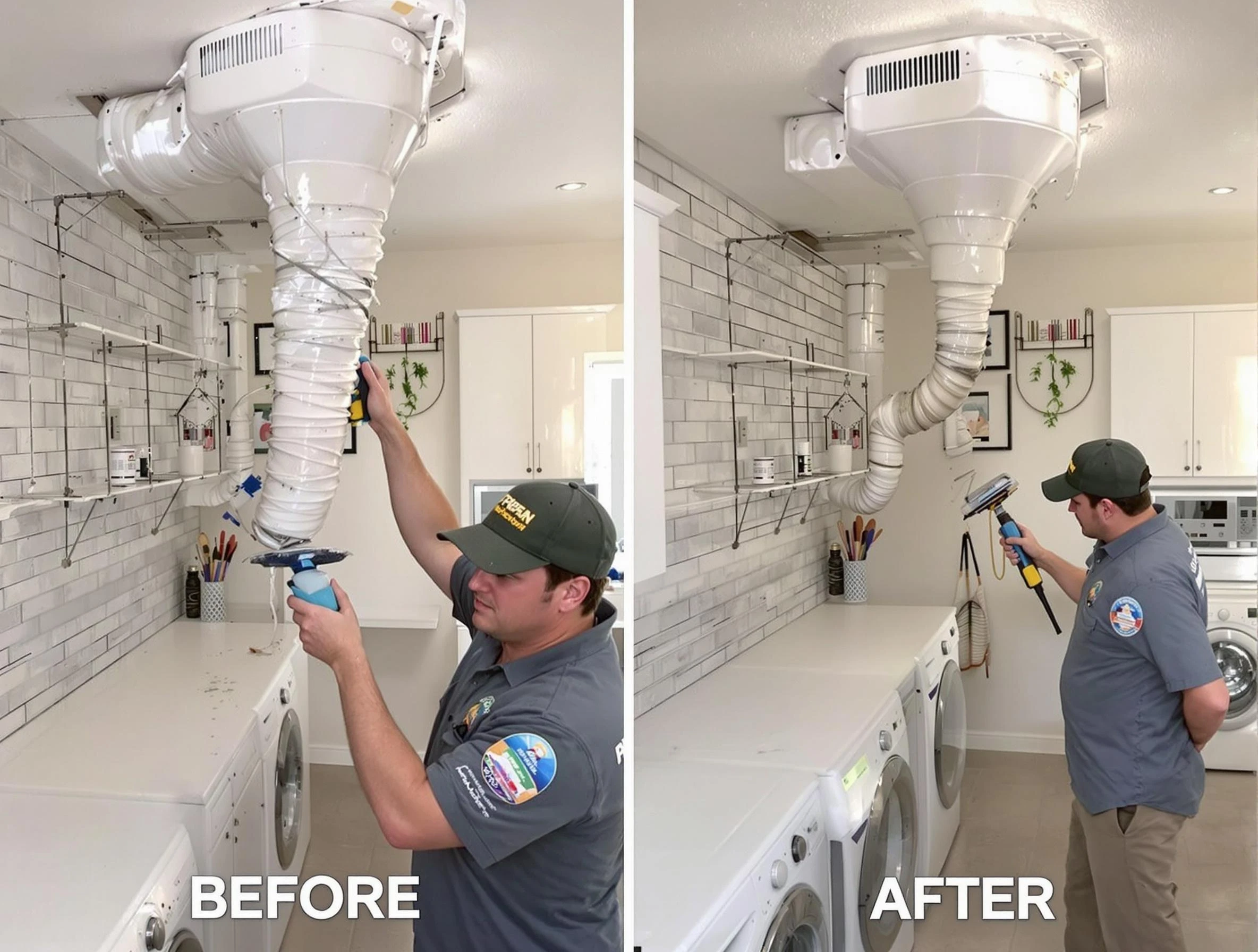 Professional dryer exhaust vent cleaning by Suwanee Dryer Vent Cleaning in Suwanee